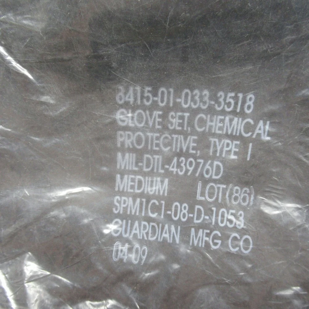 US Military Overgarment‎ Suit Mens L/M Digital Camo Chemical Protective w/Gloves